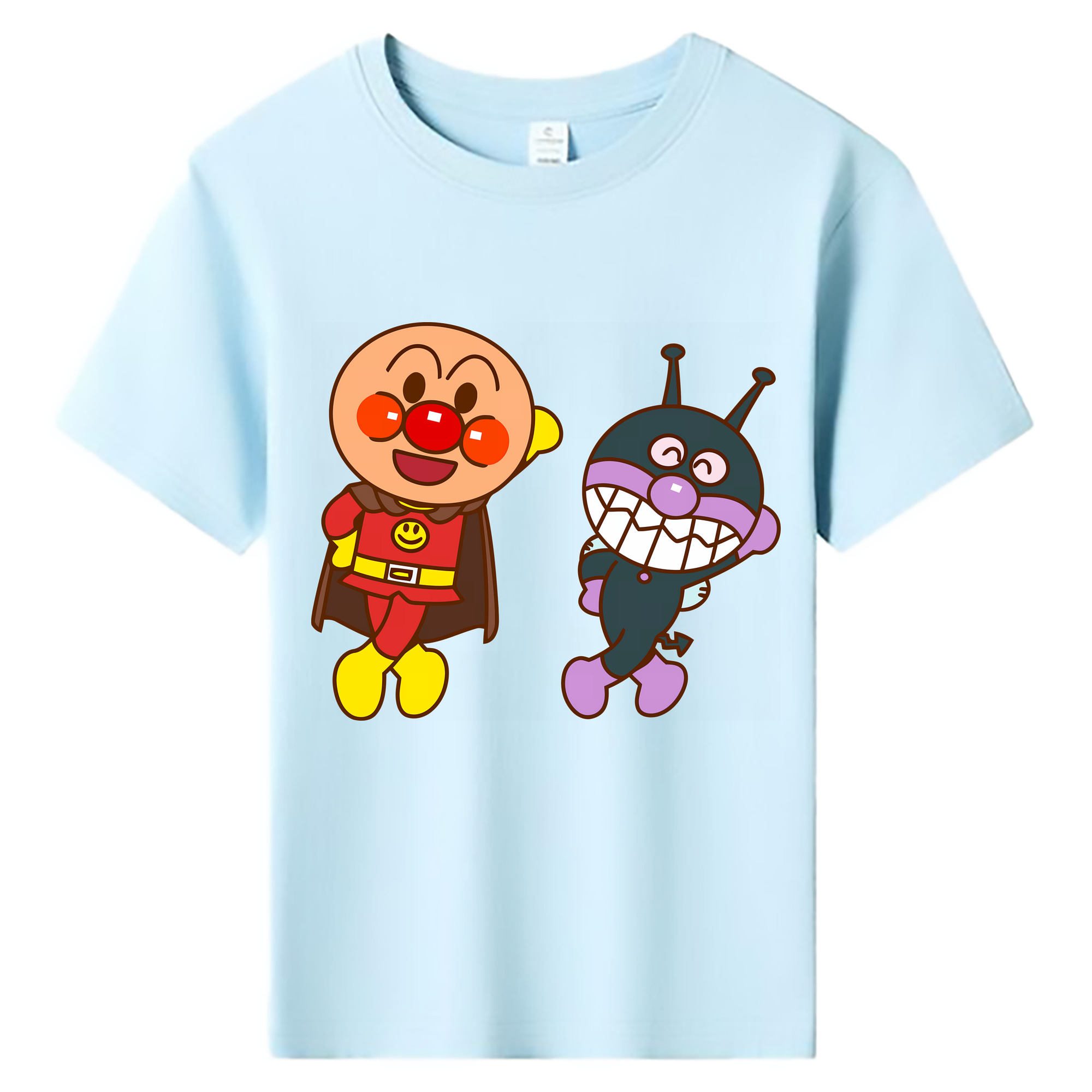 （画像用） アンパンマン Anpanman 綿100％キッズTシャツ（フロントプリント）